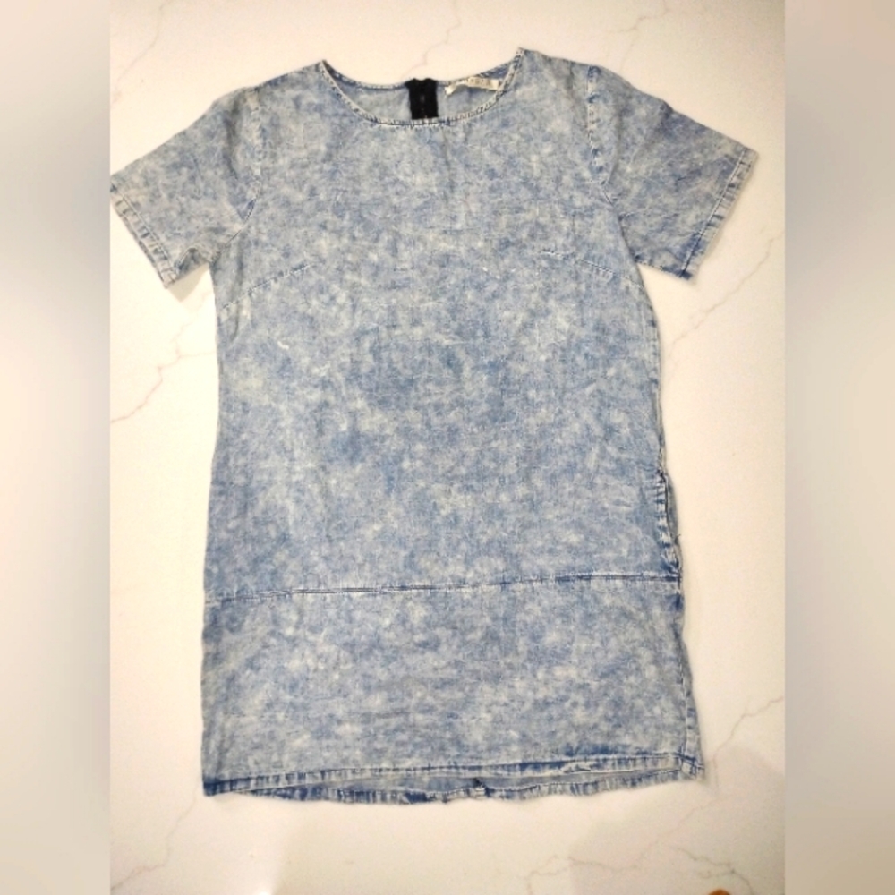 Denim Blue Mini Dress